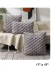 Pineapple Grid Soft Wool Fleece Feeling Cushion & Filler